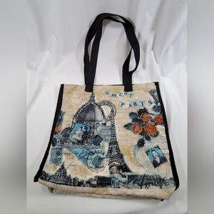 Artscapes Large Paris Themed Tote.